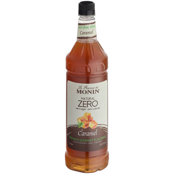 Monin® - Natural Zero Caramel Syrup 1L Bottle