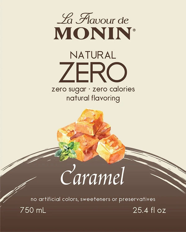 Monin® - Natural Zero Caramel Syrup 750ml