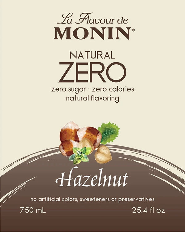 Monin® - Natural Zero Hazelnut Syrup