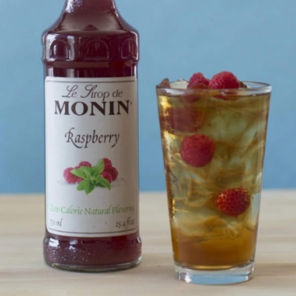 Monin® - Natural Zero Raspberry Syrup 1L