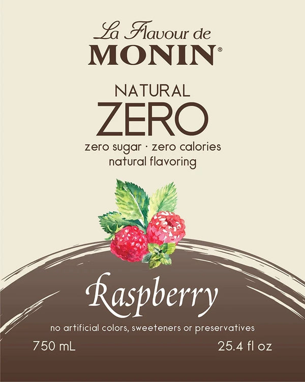 Monin® - Natural Zero Raspberry Syrup 750ml