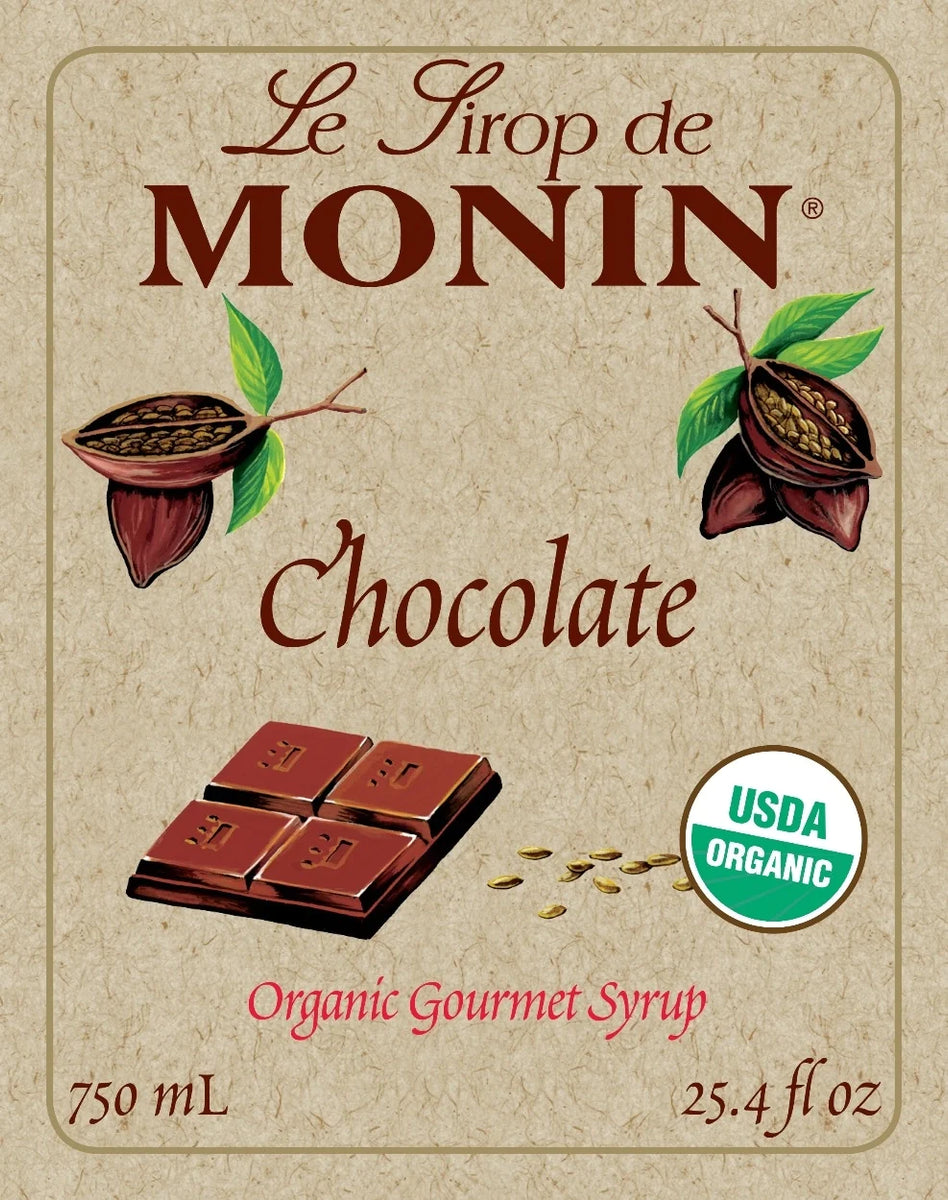Monin® - Organic Chocolate Syrup 750ml – Coffee Stiles