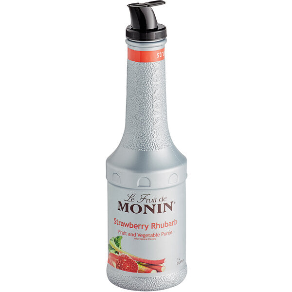 Monin® - Strawberry Rhubarb Fruit Puree 1L