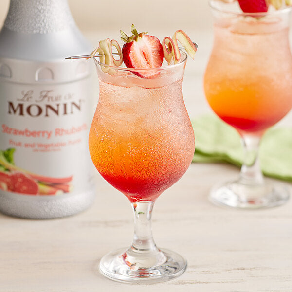 Monin® - Strawberry Rhubarb Fruit Puree 1L