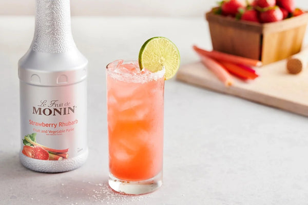 Monin® - Strawberry Rhubarb Fruit Puree 1L