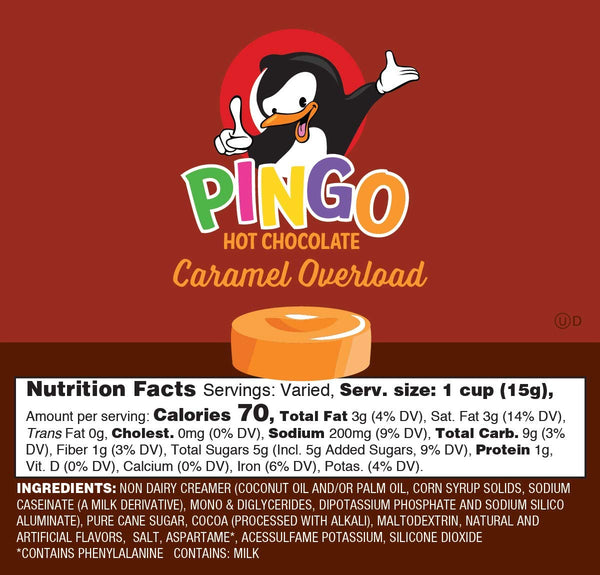 Pingo - Caramel Overload Hot Chocolate 40 Pack