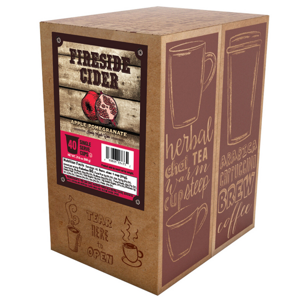 Fireside Cider - Apple Pomegranate Cider 40 Pack