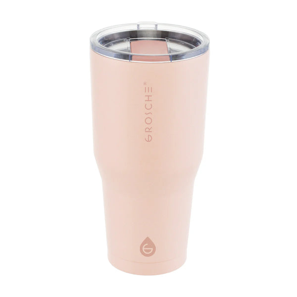 Grosche - Yukon Insulated Travel Mug Stainless Steel Tumbler W/Slider Lid 30oz
