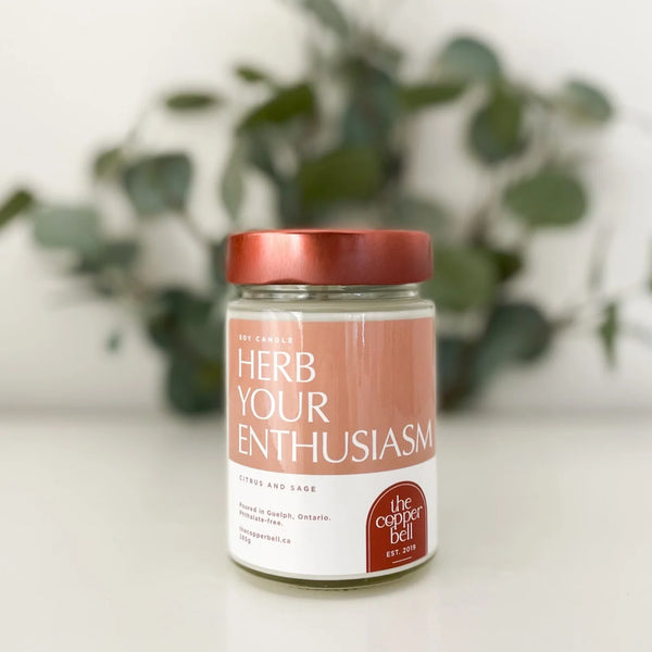 The Copper Bell - HERB YOUR ENTHUSIASM Candle 285g