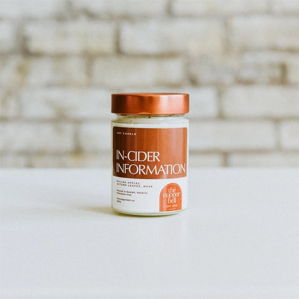 The Copper Bell - IN-CIDER INFORMATION Candle 285g