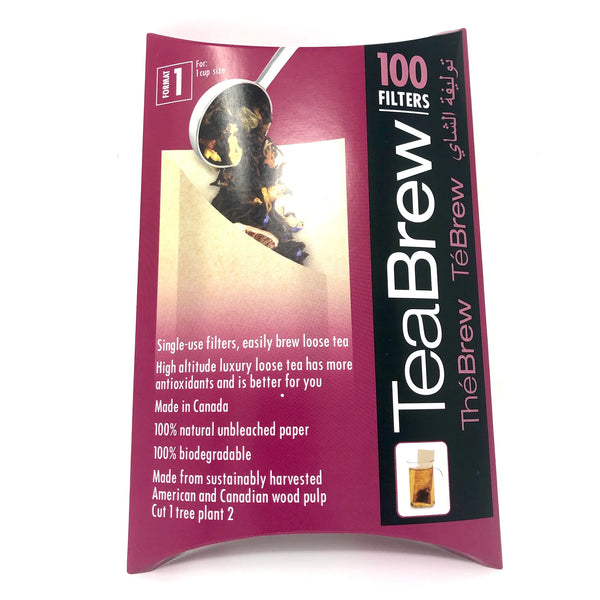 Tea Stiles - Tea Brew Single Use Filters 100 Pack