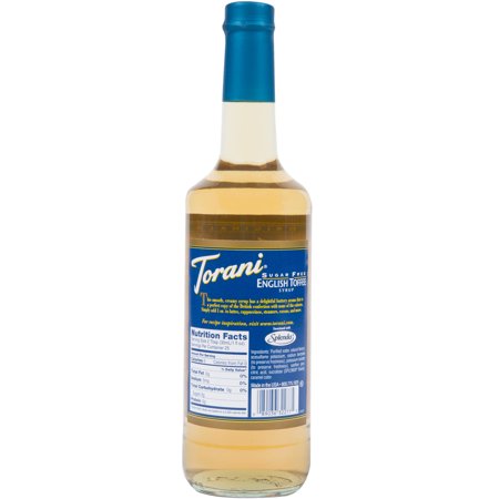 Torani Sugar Free - English Toffee 750ml