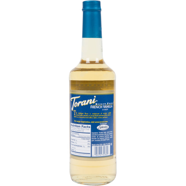 Torani Sugar Free - French Vanilla 750ml