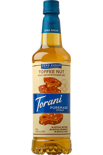 Torani - Puremade Zero Sugar Toffee Nut 750ml PET