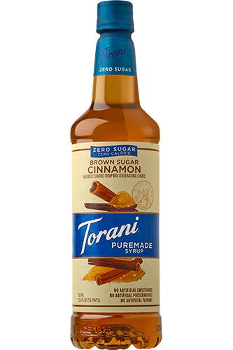 Torani - Puremade Zero Sugar Brown Sugar Cinnamon 750ml PET