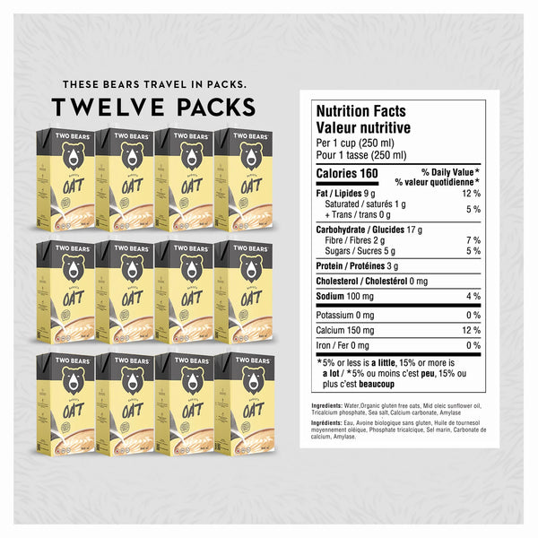 TWO BEARS - Barista Oat Milk 946ml