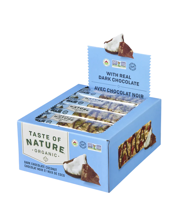 Taste Of Nature® - Dark Chocolate Coconut Snack Bar 40g