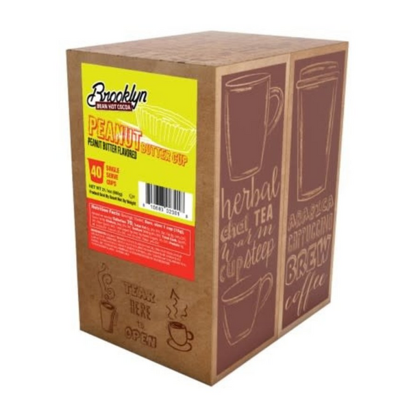 Brooklyn Bean - Peanut Butter Cup Hot Chocolate 40 Pack