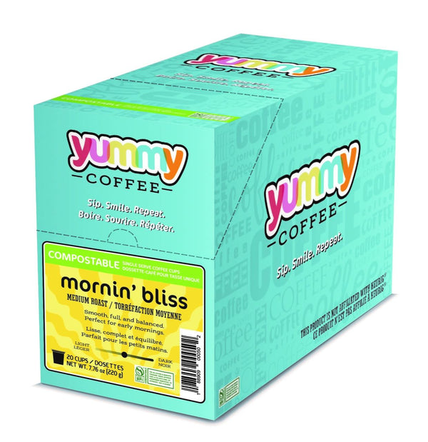Yummy Coffee - Mornin' Bliss BPI CC 20 Pack