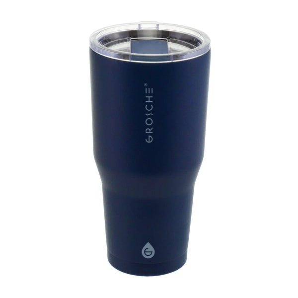 Grosche - Yukon Insulated Travel Mug Stainless Steel Tumbler W/Slider Lid 30oz