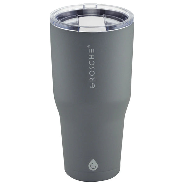 Grosche - Yukon Insulated Travel Mug Stainless Steel Tumbler W/Slider Lid 30oz