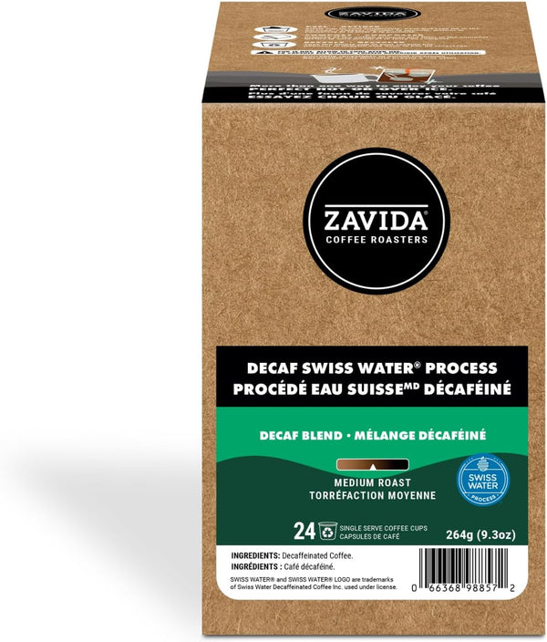 Zavida - Decaf Colombian Swiss Water Process 24 Pack