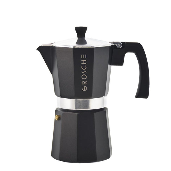 Grosche - Milano Black Stovetop 1 Cup Espresso Maker