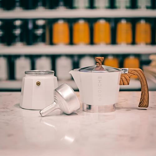 Grosche® - Milano White Stovetop 9 Cup Espresso Maker