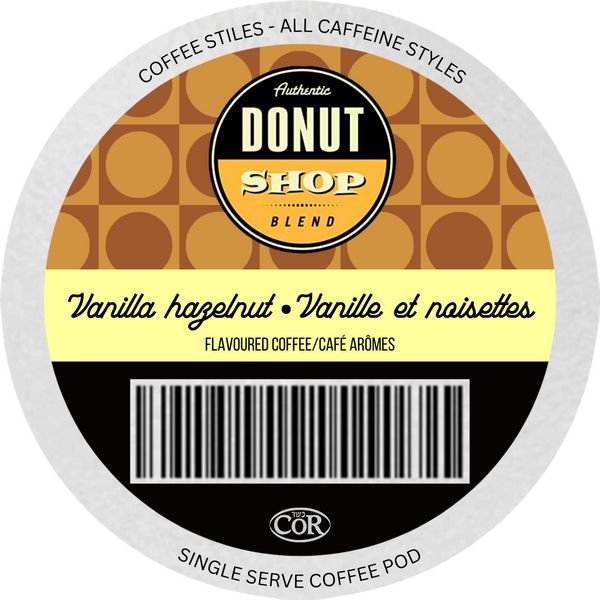 Authentic Donut Shop - Vanilla Hazelnut 24 Pack