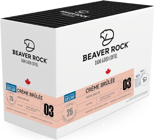 Beaver Rock - Crème Brûlée SWP Decaf 25 Pack