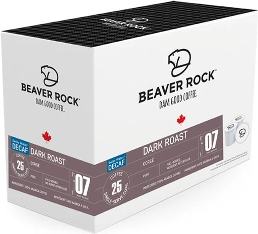 Beaver Rock - Dark Roast SWP Decaf 25 Pack