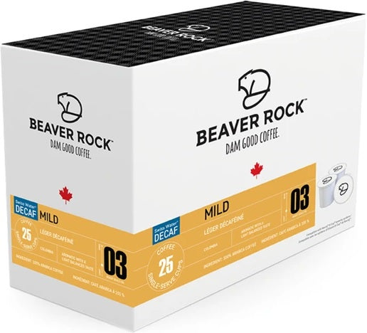 Beaver Rock - Mild Roast SWP Decaf 25 Pack