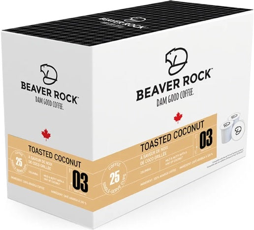 Beaver Rock - Toasted Coconut Flavoured 25 Pack