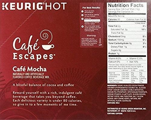 Café Escapes - Café Mocha 24 Pack