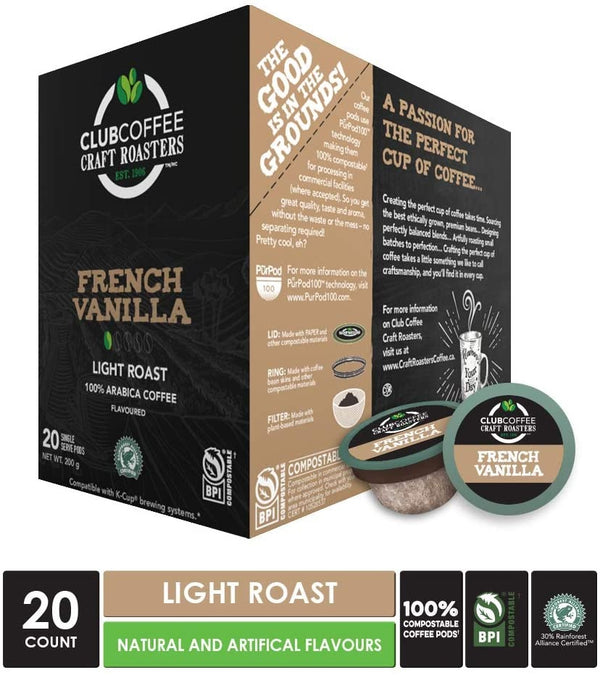 Club Coffee - French Vanilla 20 Pack