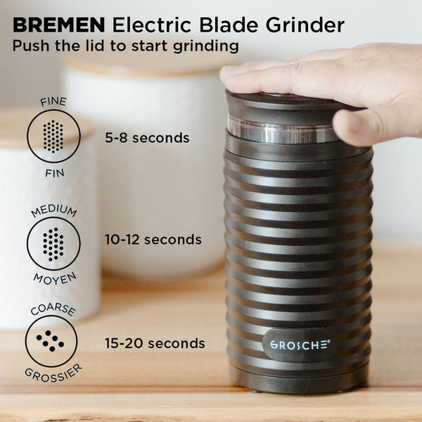 Grosche - Bremen Electric Blade Coffee Grinder