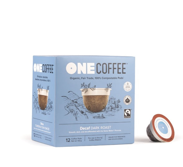 One Coffee - Decaf Dark Roast 18 Pack