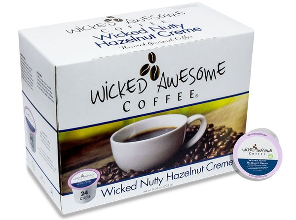 Wicked Awesome - Wicked Nutty Hazelnut Creme Coffee 24 Pack