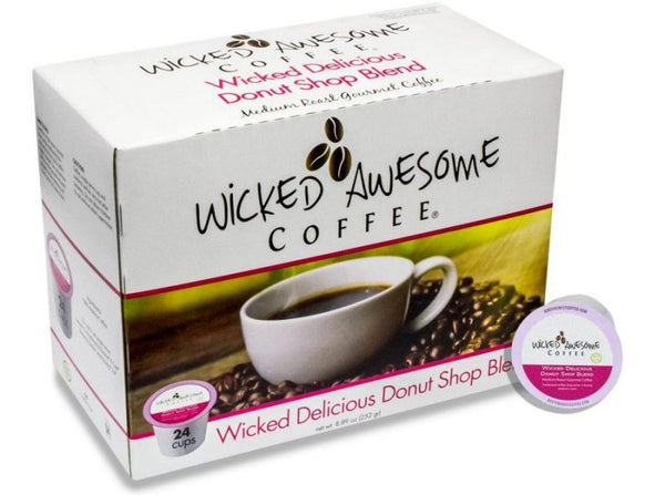 Wicked Awesome - Wicked Delicious Donut Shop Coffee 24 Pack